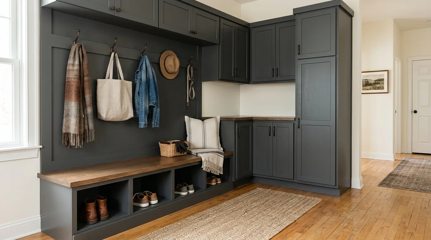 The finished result of professional cabinet painting: the completed work looking clean, correct and — Pueblo, CO