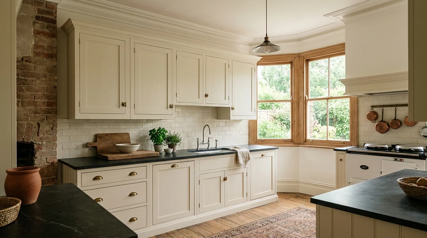 The finished result of professional cabinet painting: the completed work looking clean, correct and — Pueblo, CO