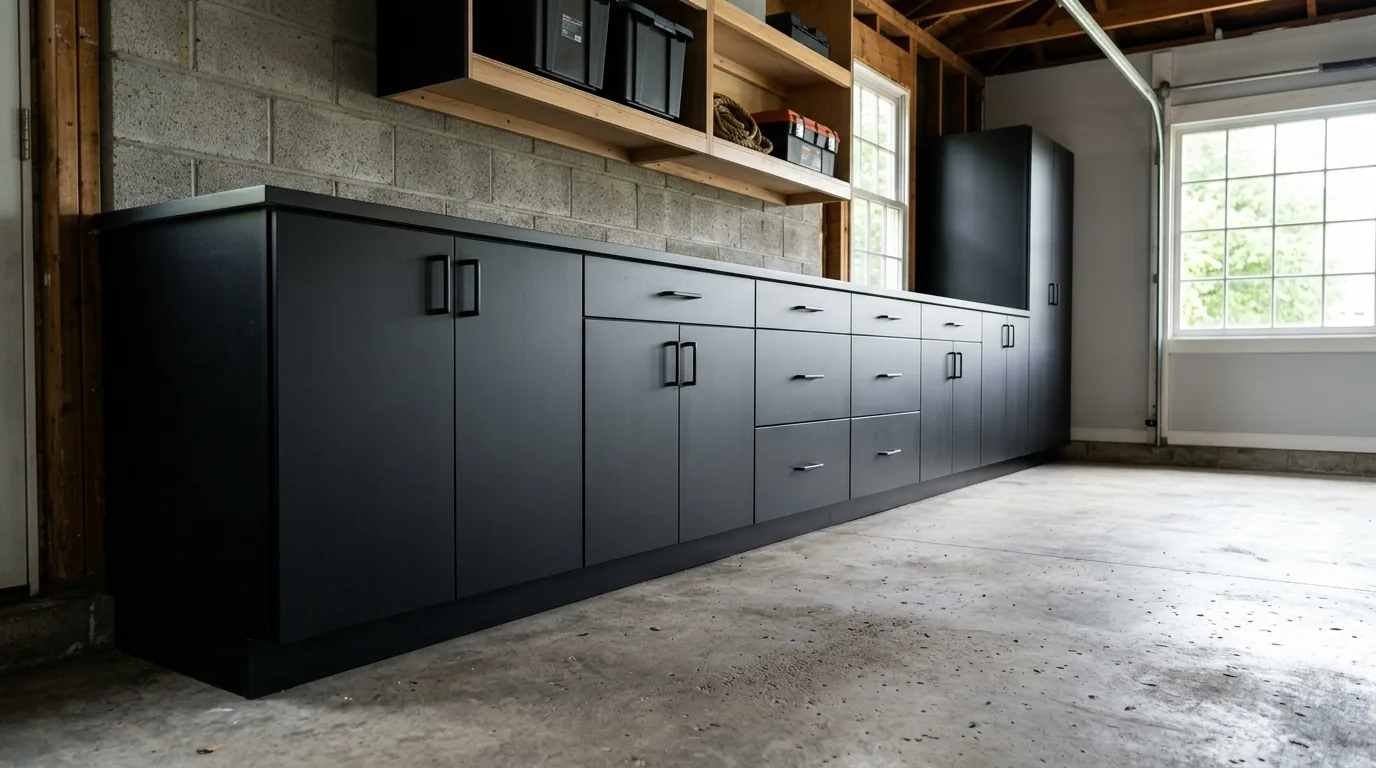 The finished result of professional cabinet painting: the completed work looking clean, correct and — Pueblo, CO